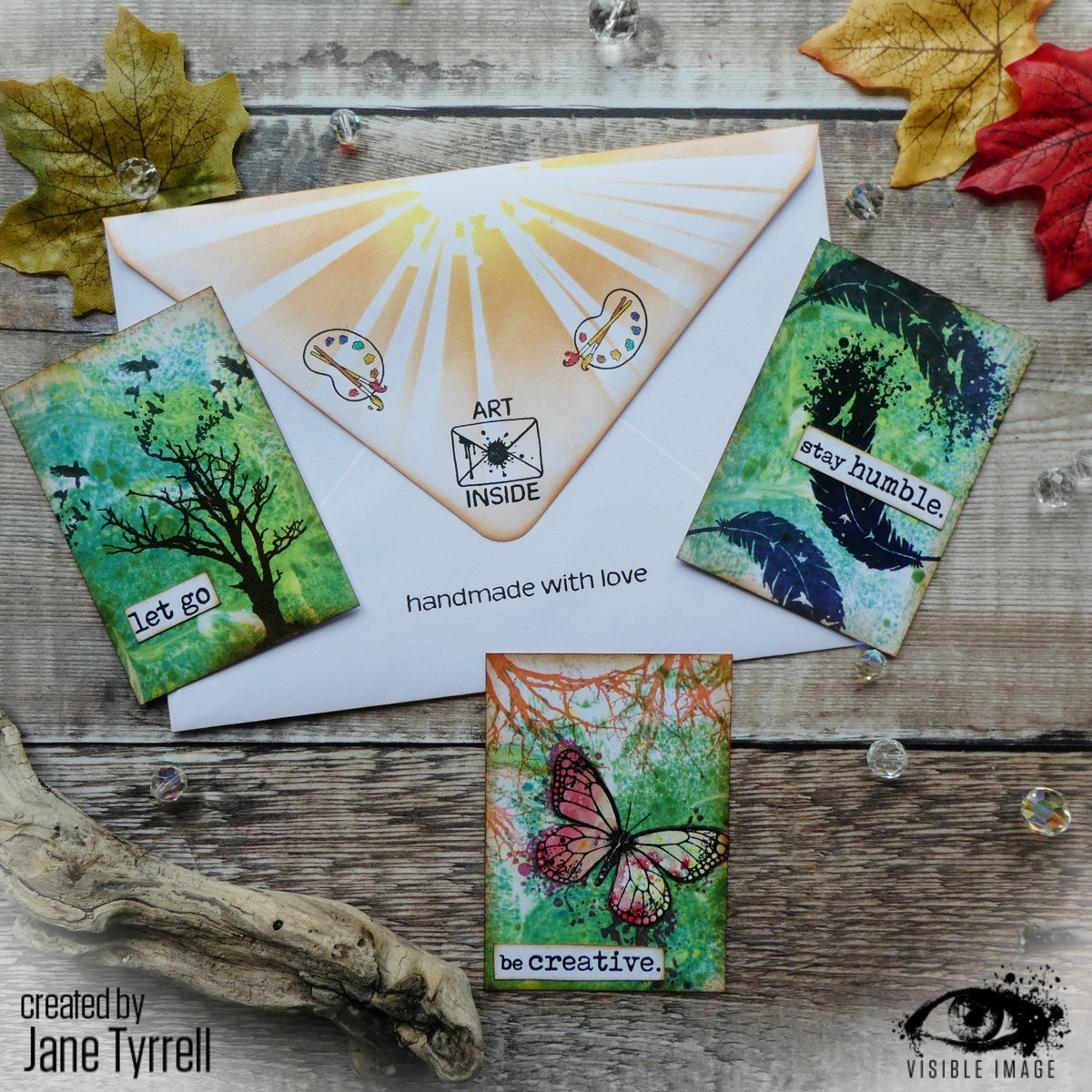 Visible Image Love of ATCs - A6 Stamp Set-2