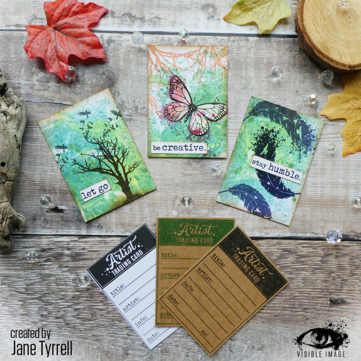 Visible Image Love of ATCs - A6 Stamp Set-3
