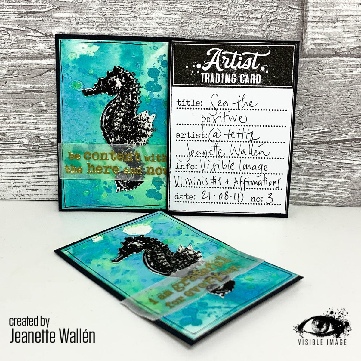 Visible Image Love of ATCs - A6 Stamp Set-5