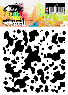 Visible Image Lava Stencil - 6 x 6-1