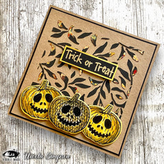 Visible Image Leafy Stencil - 6 x 6-2
