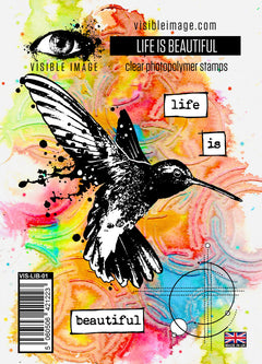 Visible Image Life is Beautiful - A6 Stamp Set-1