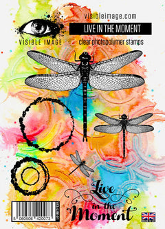 Visible Image Live In The Moment - A6 Stamp Set-1