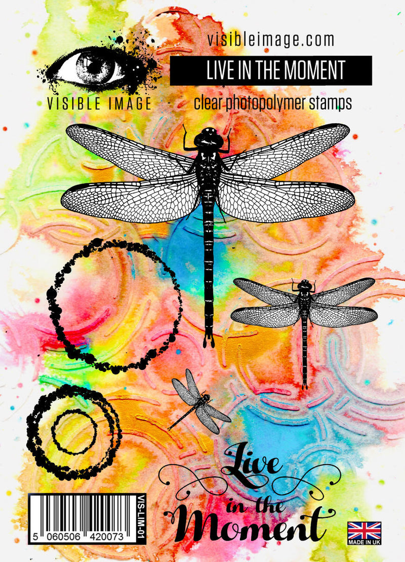 Visible Image Live In The Moment - A6 Stamp Set-1