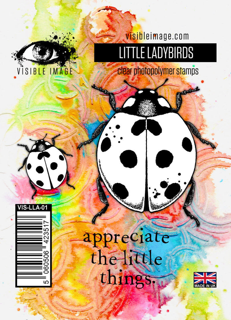 Visible Image Little Ladybirds - A7 Stamp Set-1