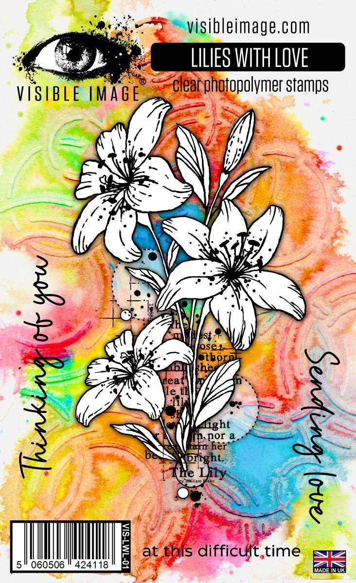 Visible Image Lilies With Love - A6 Stamp Set-1