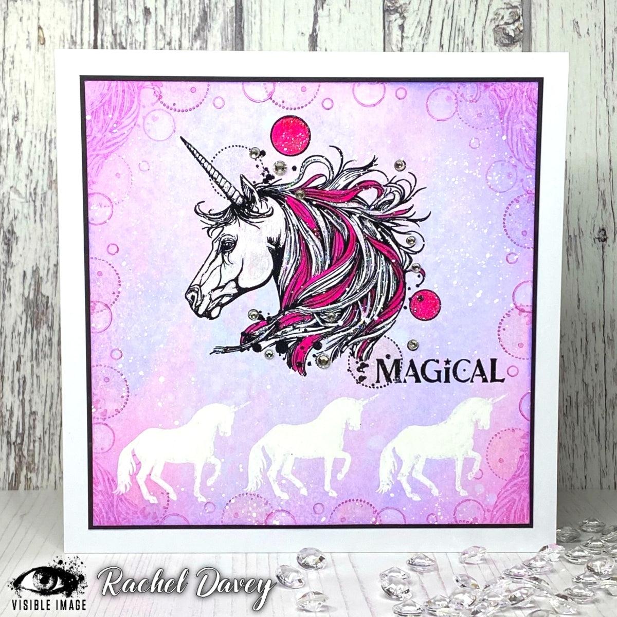 Visible Image Magical Unicorn - A6 Stamp Set-2