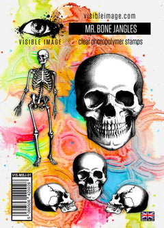 Visible Image Mr Bone Jangles - A6 Stamp Set-1
