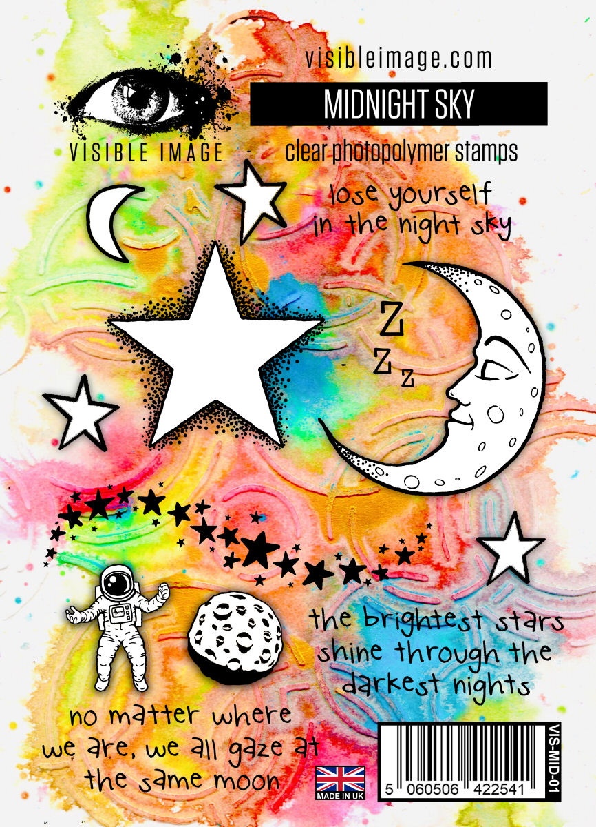 Visible Image Midnight Sky - A6 Stamp Set-1
