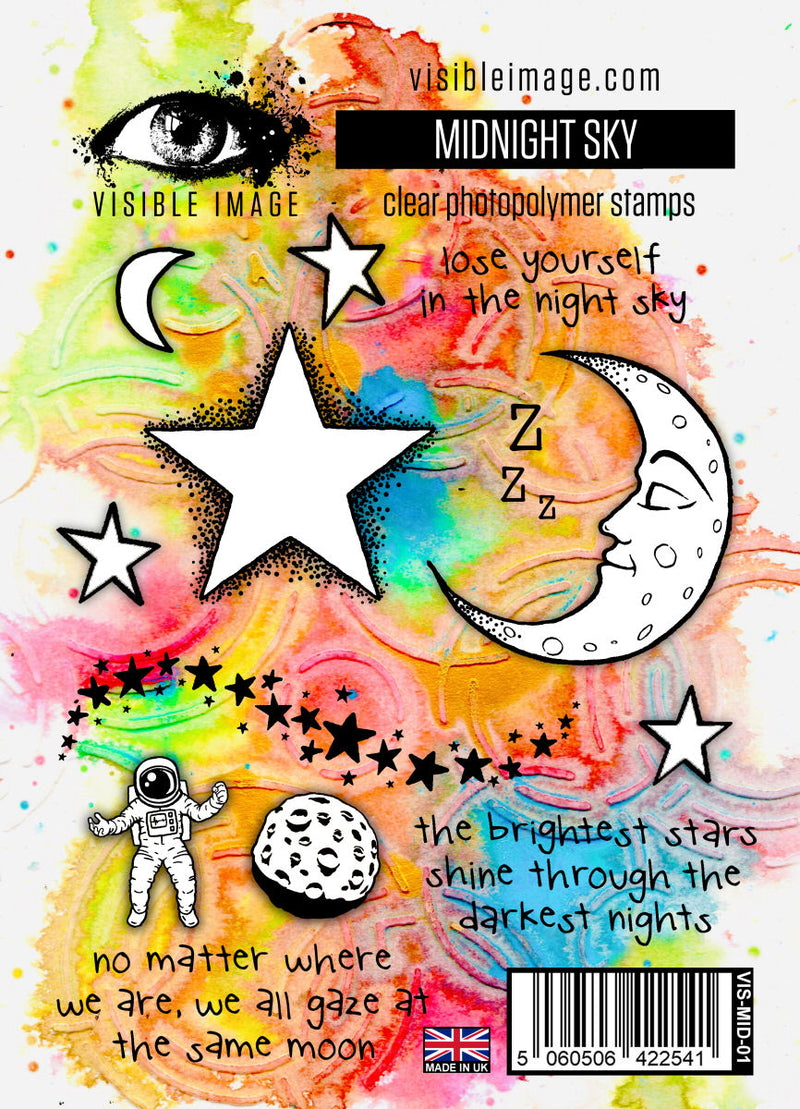 Visible Image Midnight Sky - A6 Stamp Set-1