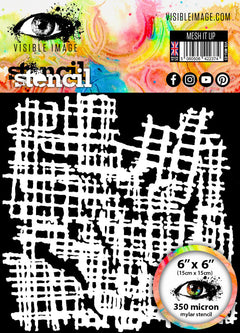 Visible Image Mesh it Up Stencil - 6 x 6-1
