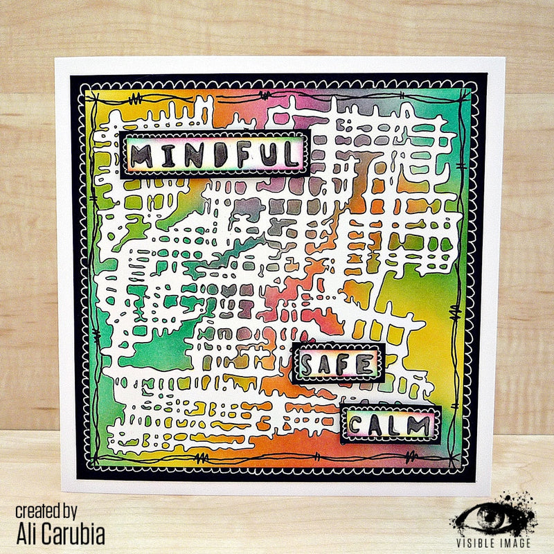 Visible Image Mesh it Up Stencil - 6 x 6-4