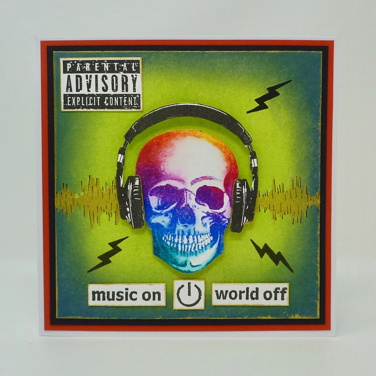 Visible Image Music On World Off - A6 Stamp Set-2