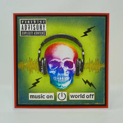 Visible Image Music On World Off - A6 Stamp Set-2