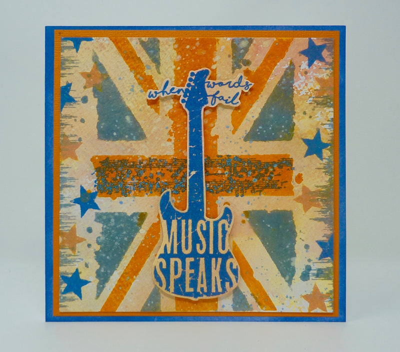 Visible Image Music Speaks - A6 Stamp Set-2