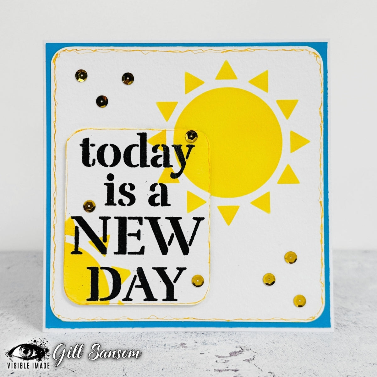 Visible Image New Day Stencil - 4 x 4-2