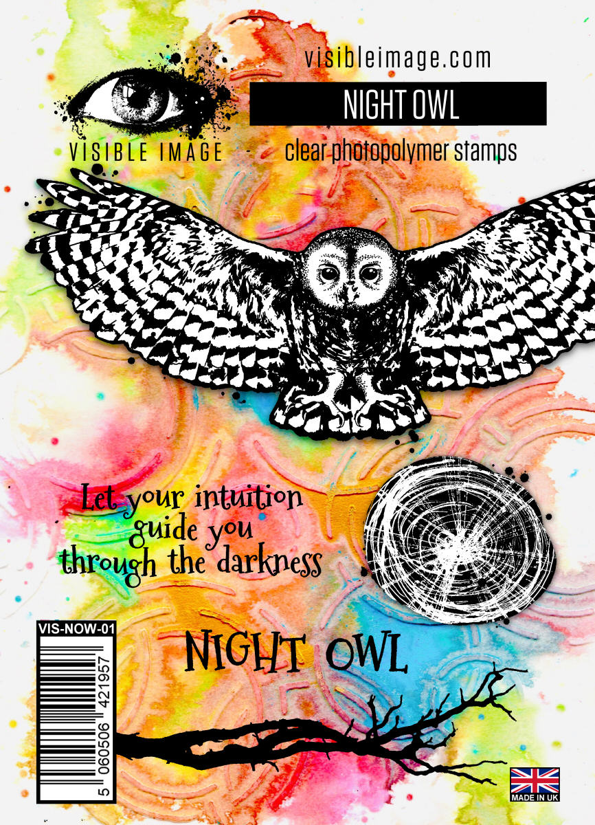 Visible Image Night Owl - A6 Stamp Set-1