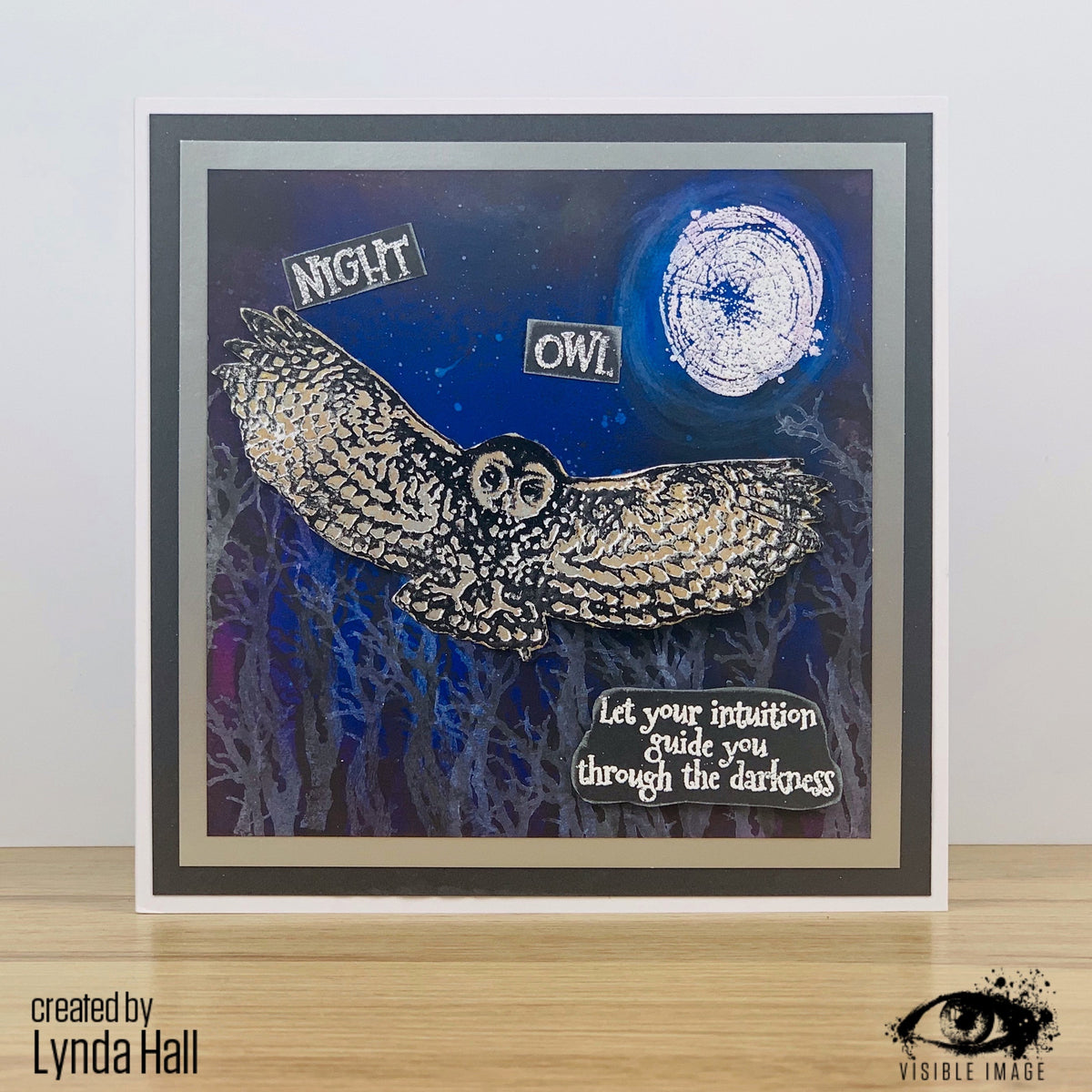 Visible Image Night Owl - A6 Stamp Set-4