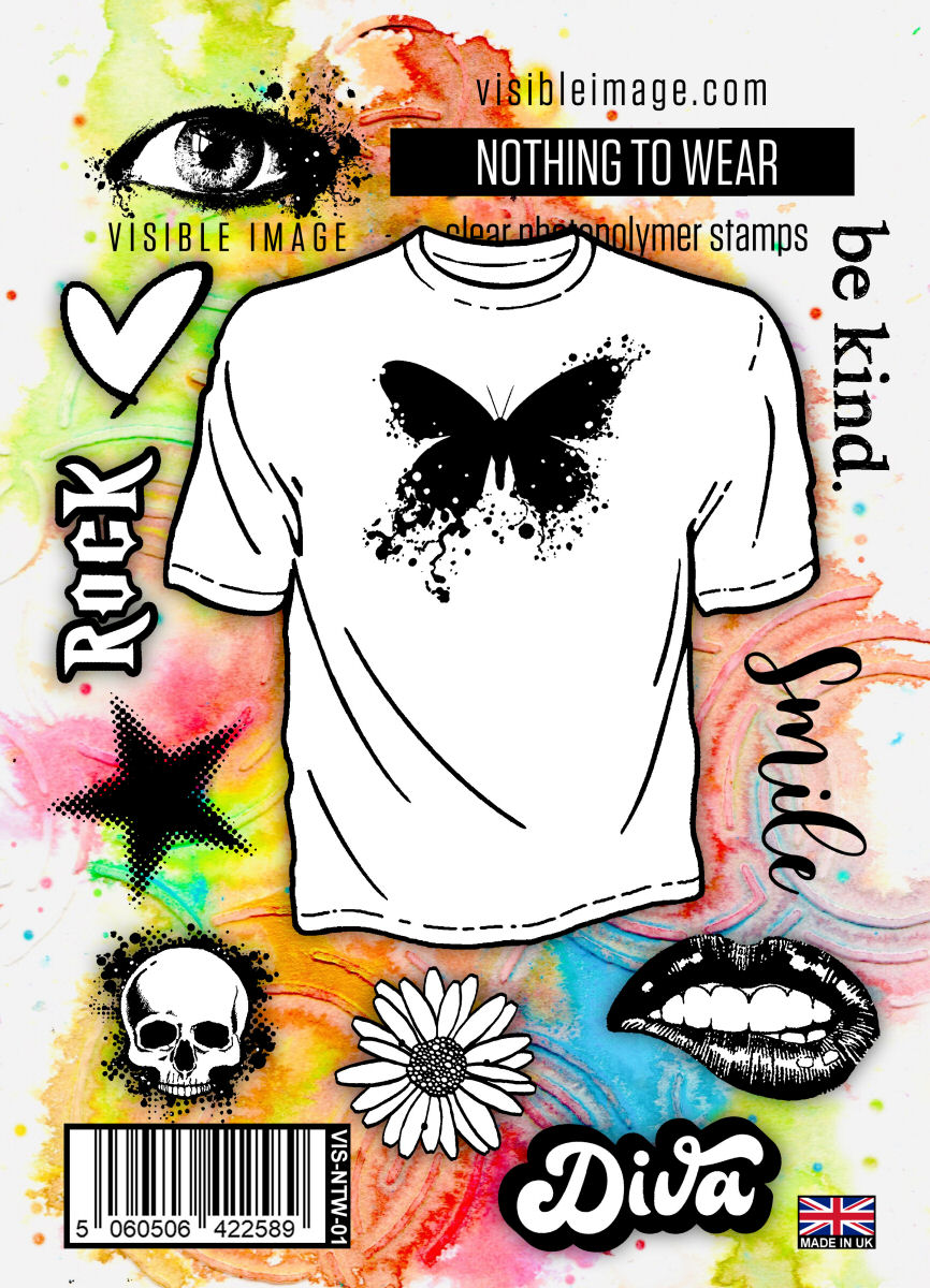 Visible Image Nothing To Wear - A6 Stamp Set-1