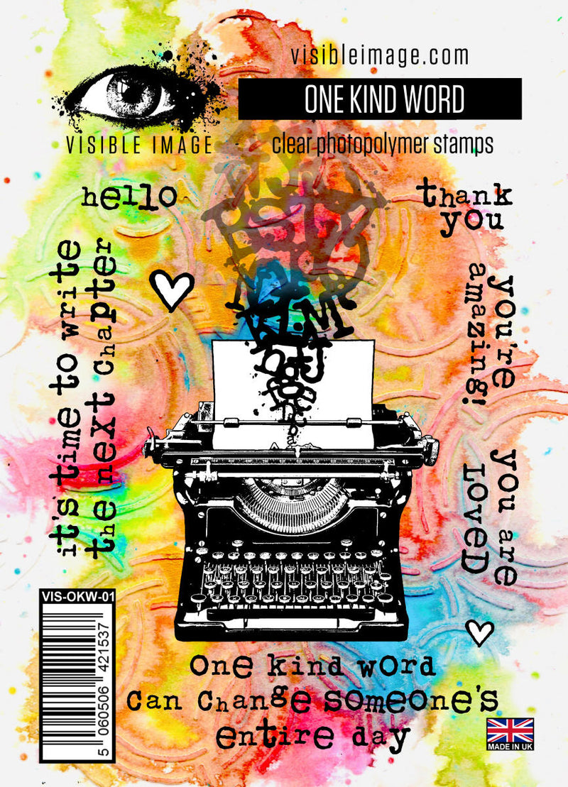 Visible Image One Kind Word - A6 Stamp Set-1