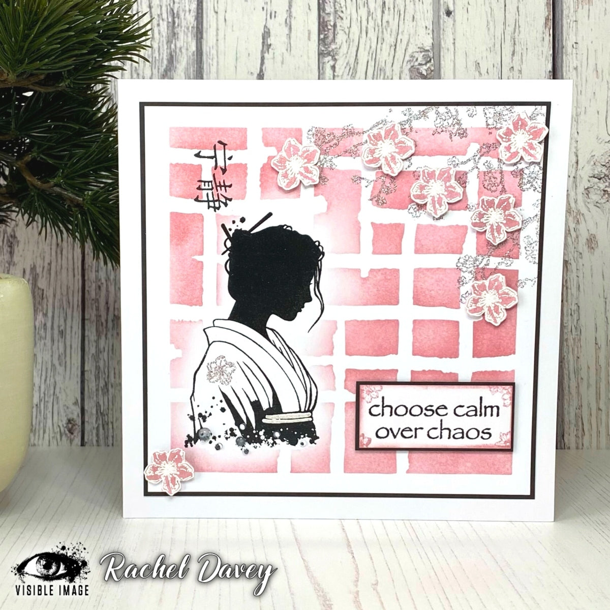 Visible Image Painted Grid Stencil - 6 x 6-2