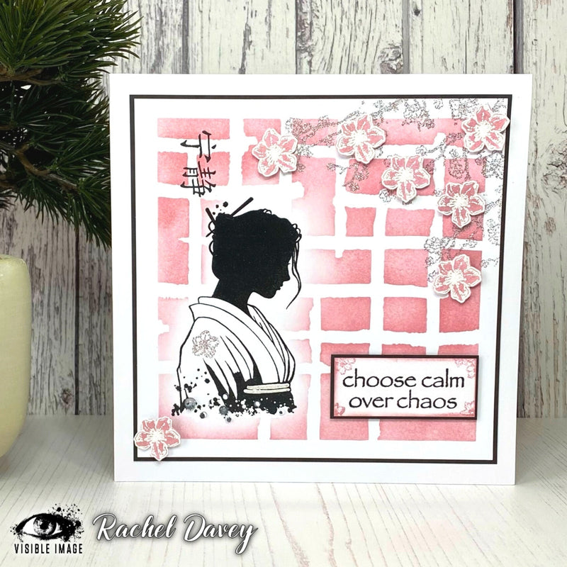 Visible Image Painted Grid Stencil - 6 x 6-2