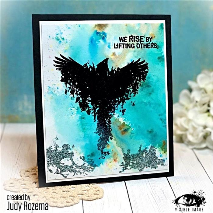 Visible Image Phoenix Rising - A6 Stamp Set-3