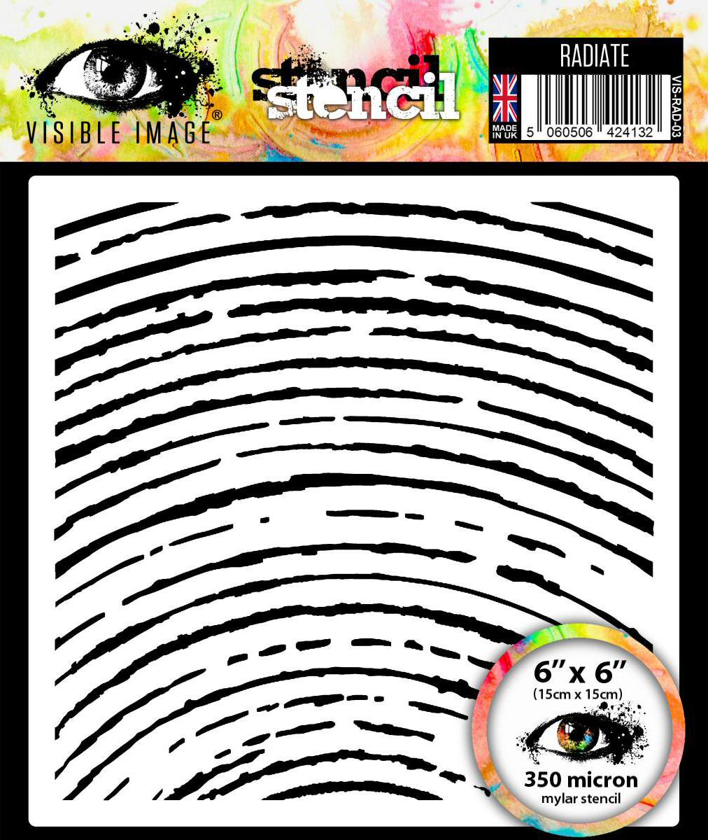 Visible Image Radiate Stencil - 6 x 6-1