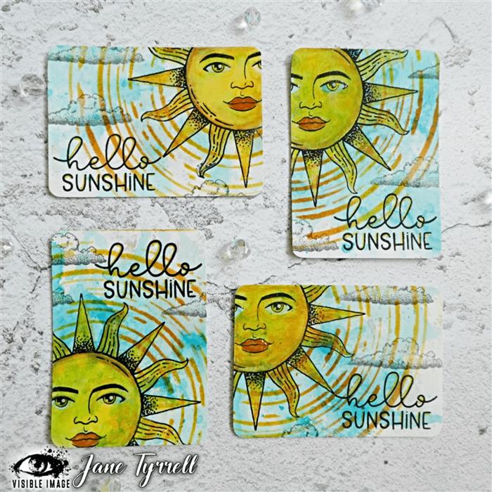 Visible Image Rise And Shine - A6 Stamp Set-2