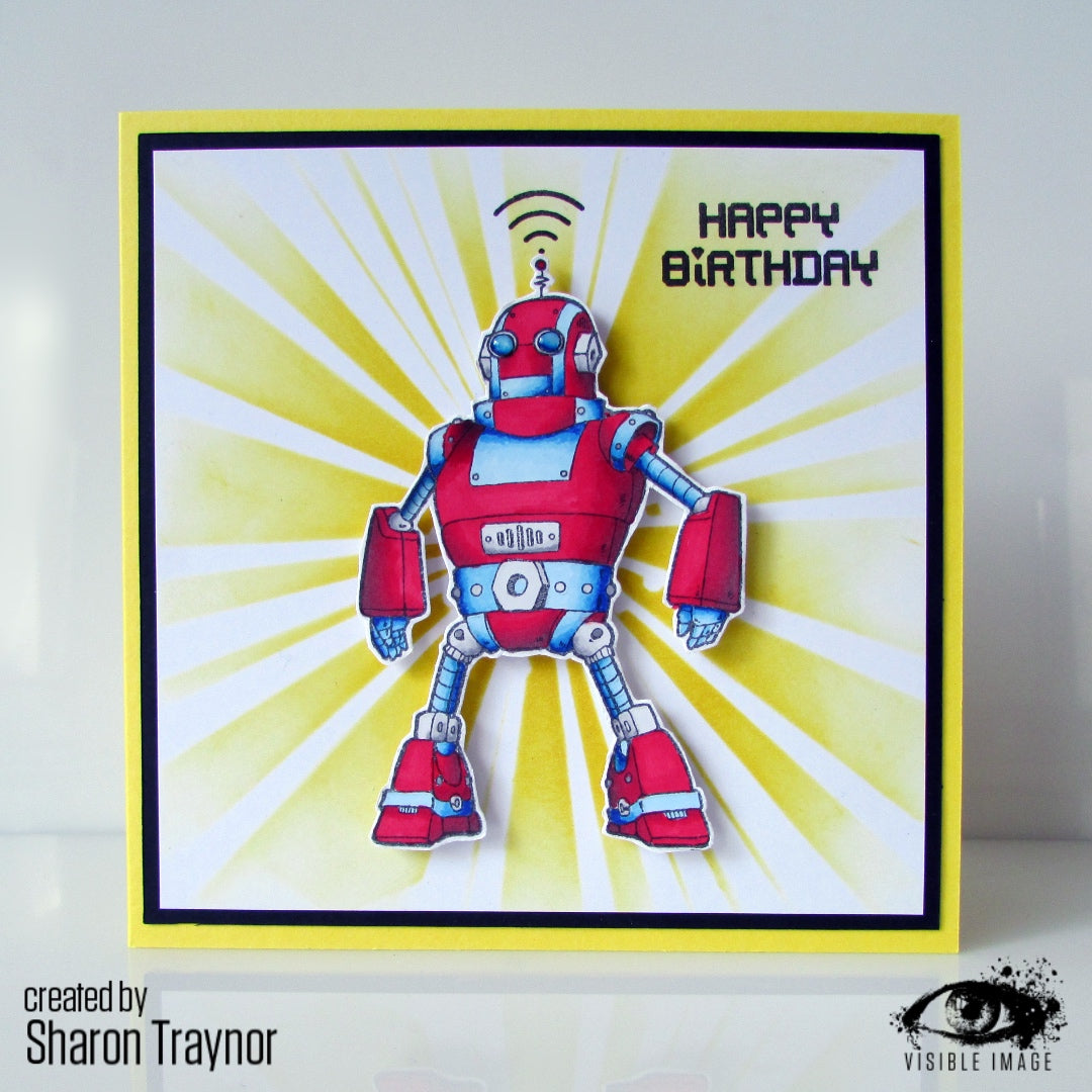 Visible Image Robot Data - A6 Stamp Set-2