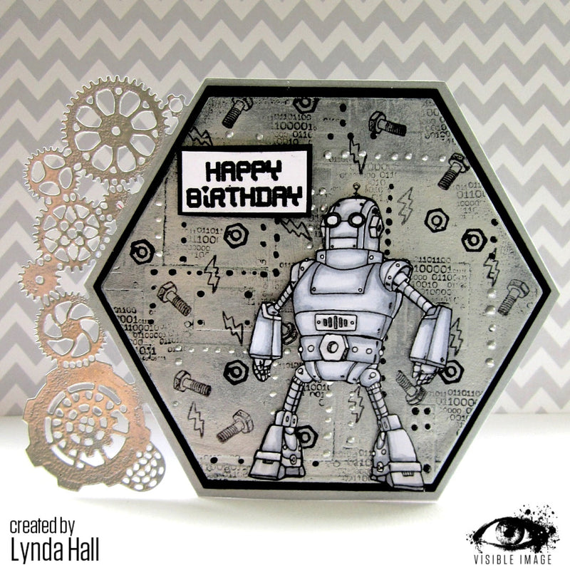 Visible Image Robot Data - A6 Stamp Set-3