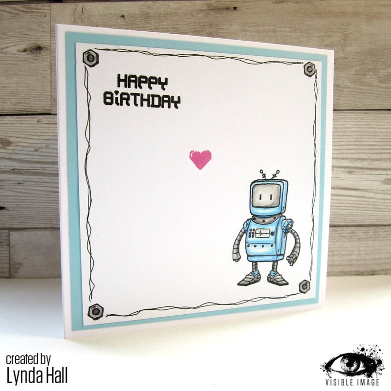 Visible Image Robot Data - A6 Stamp Set-4