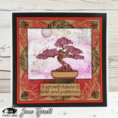 Visible Image Resilient Bonsai - A6 Stamp Set-2