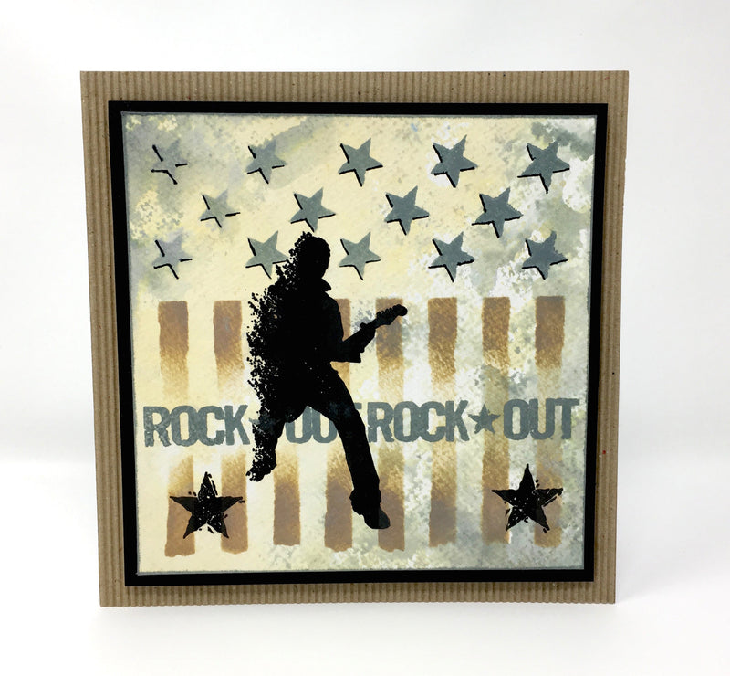Visible Image Rock Out - A6 Stamp Set-2