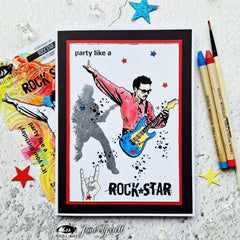 Visible Image Rock Star 4 in x 6 in Stamp Set-4