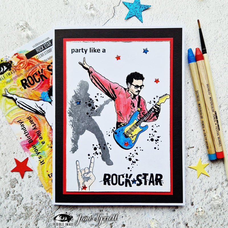 Visible Image Rock Star 4 in x 6 in Stamp Set-4