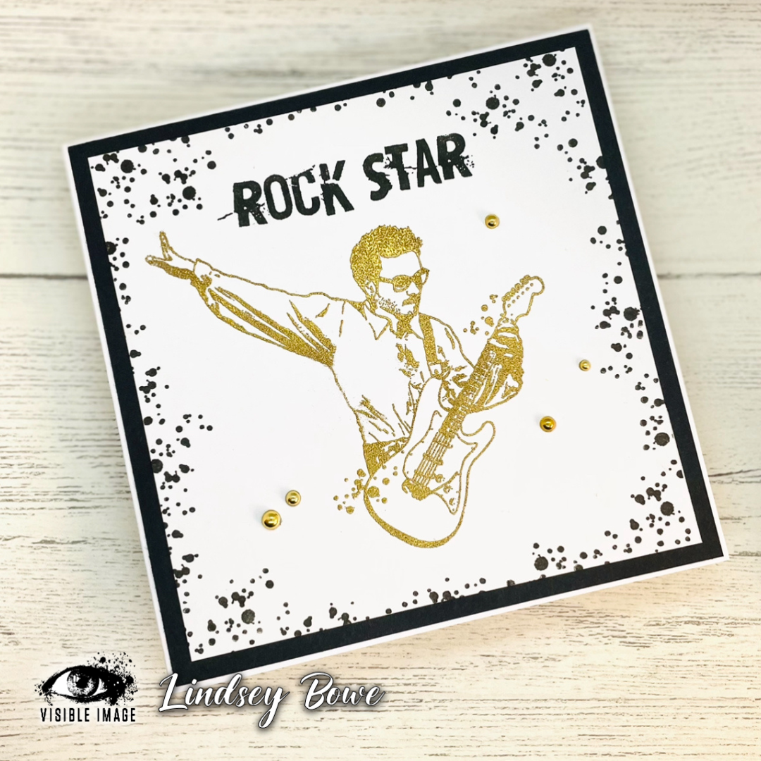 Visible Image Rock Star 4 in x 6 in Stamp Set-5