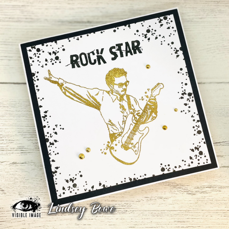 Visible Image Rock Star 4 in x 6 in Stamp Set-5