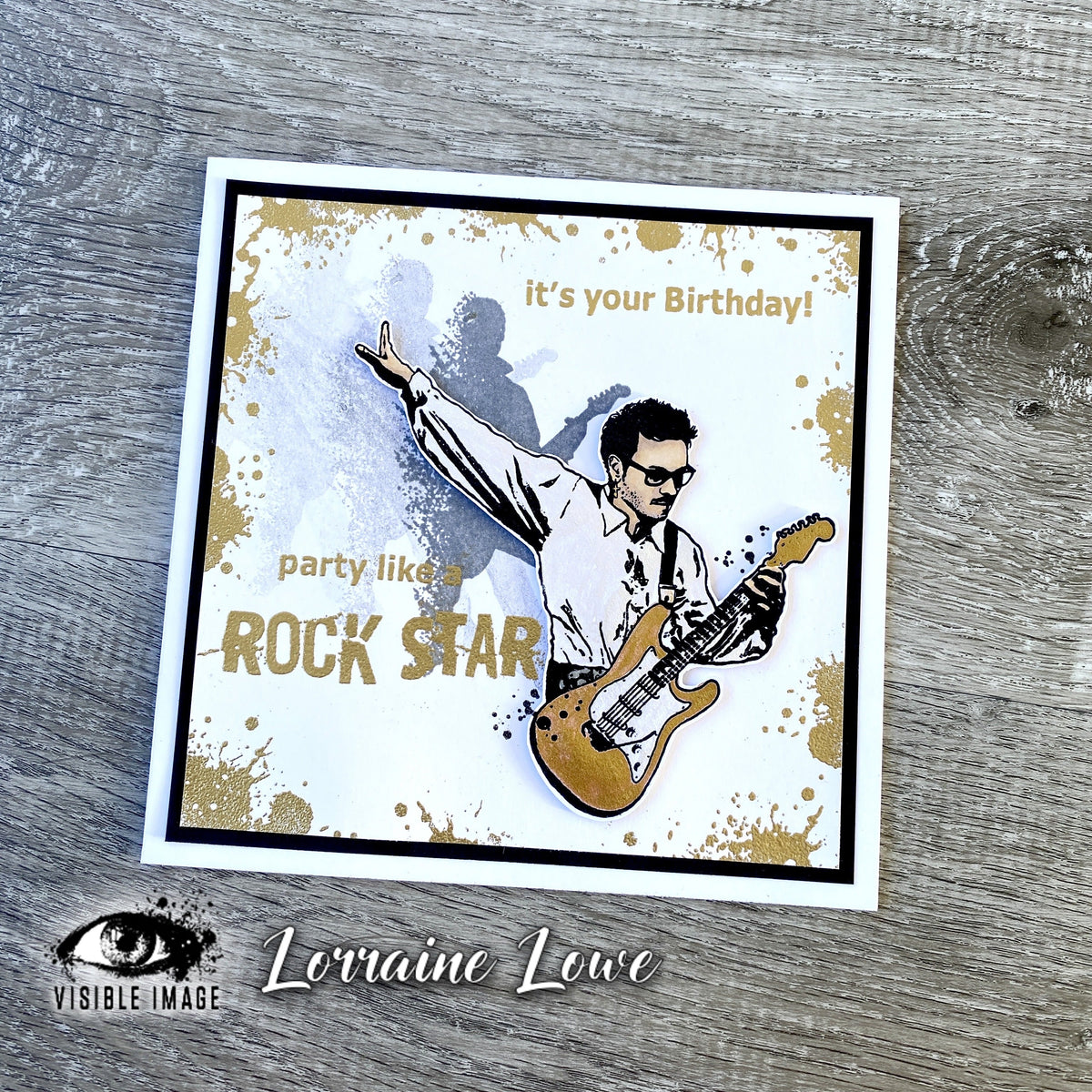 Visible Image Rock Star 4 in x 6 in Stamp Set-2