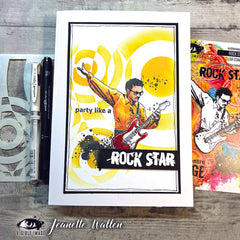 Visible Image Rock Star 4 in x 6 in Stamp Set-10