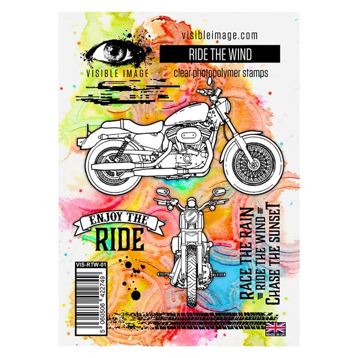 Visible Image Ride The Wind - A6 Stamp Set-1