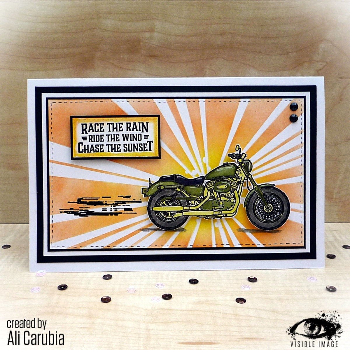 Visible Image Ride The Wind - A6 Stamp Set-4