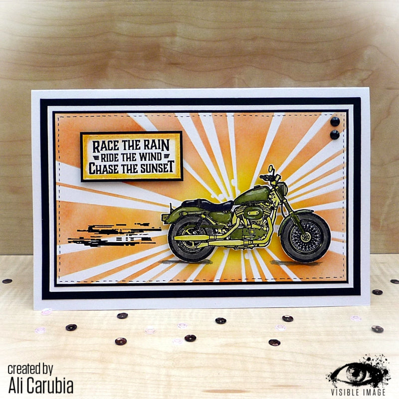 Visible Image Ride The Wind - A6 Stamp Set-4