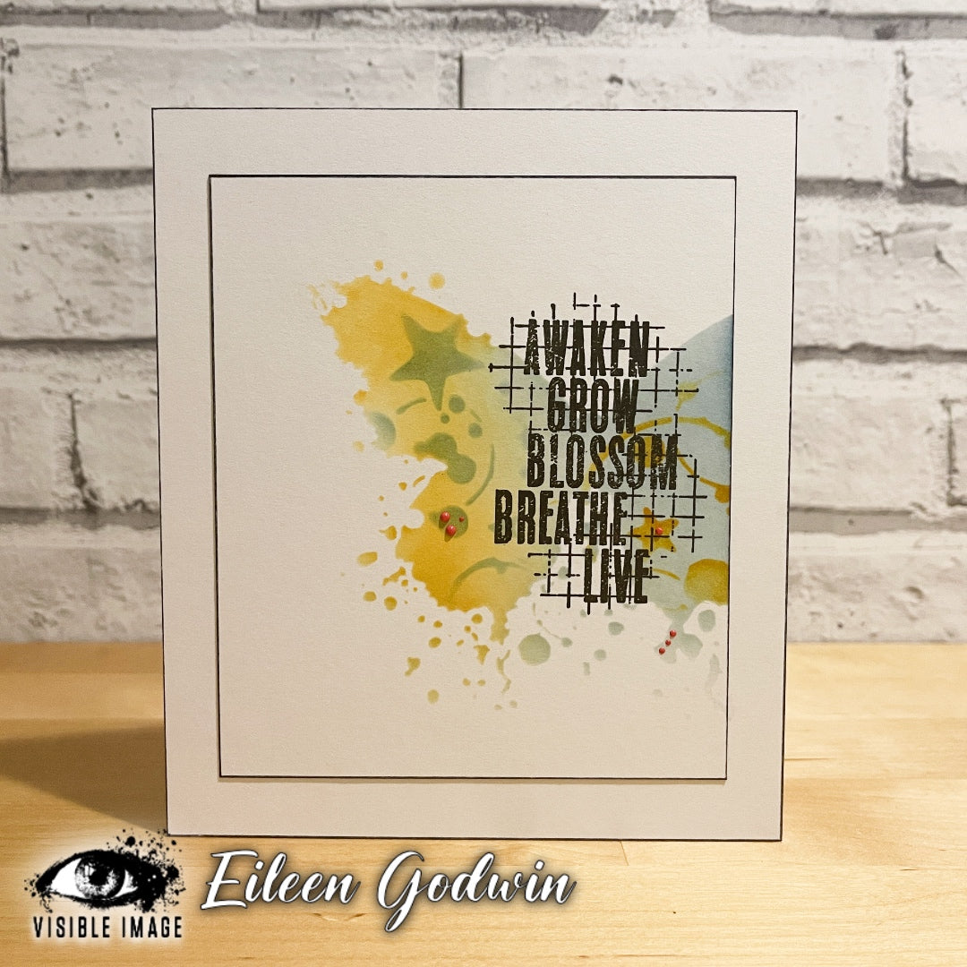 Visible Image Seeing Stars Stencil - 6 x 6-2