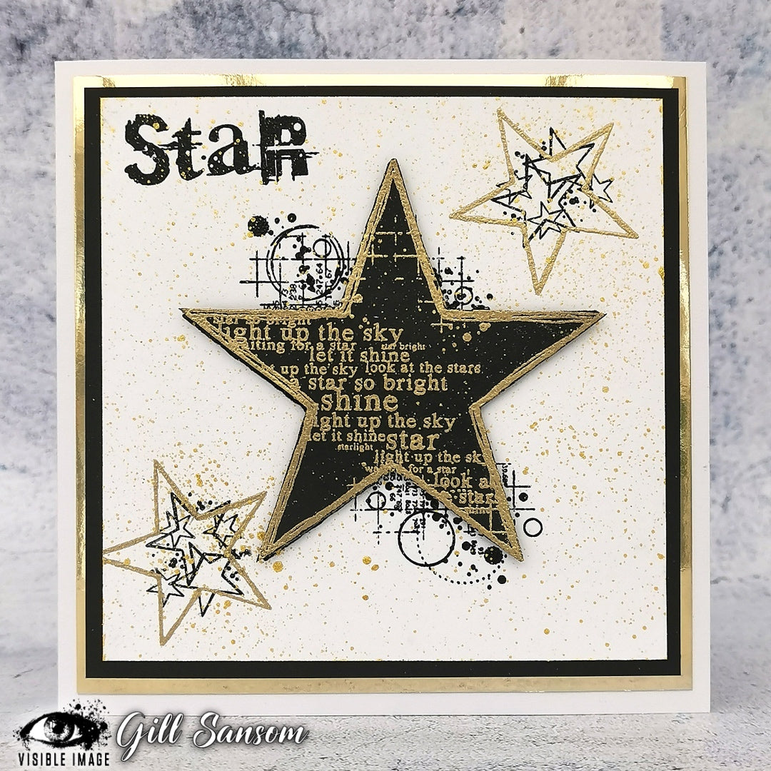 Visible Image Shining Star - A6 Stamp Set-3