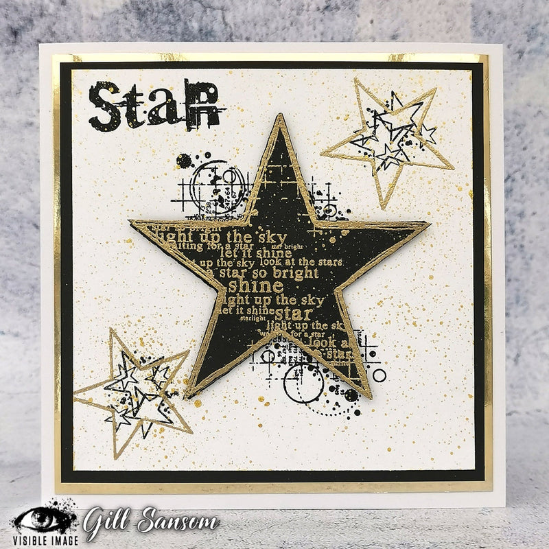 Visible Image Shining Star - A6 Stamp Set-3