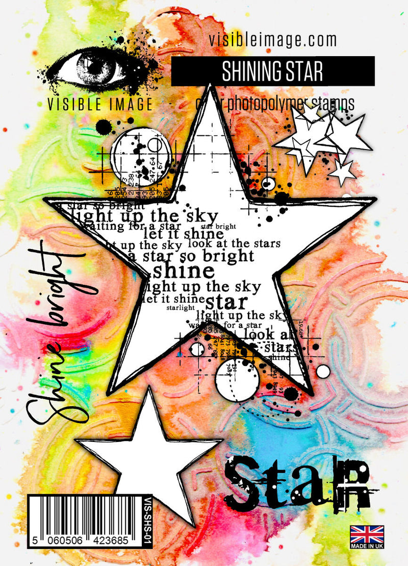 Visible Image Shining Star - A6 Stamp Set-1