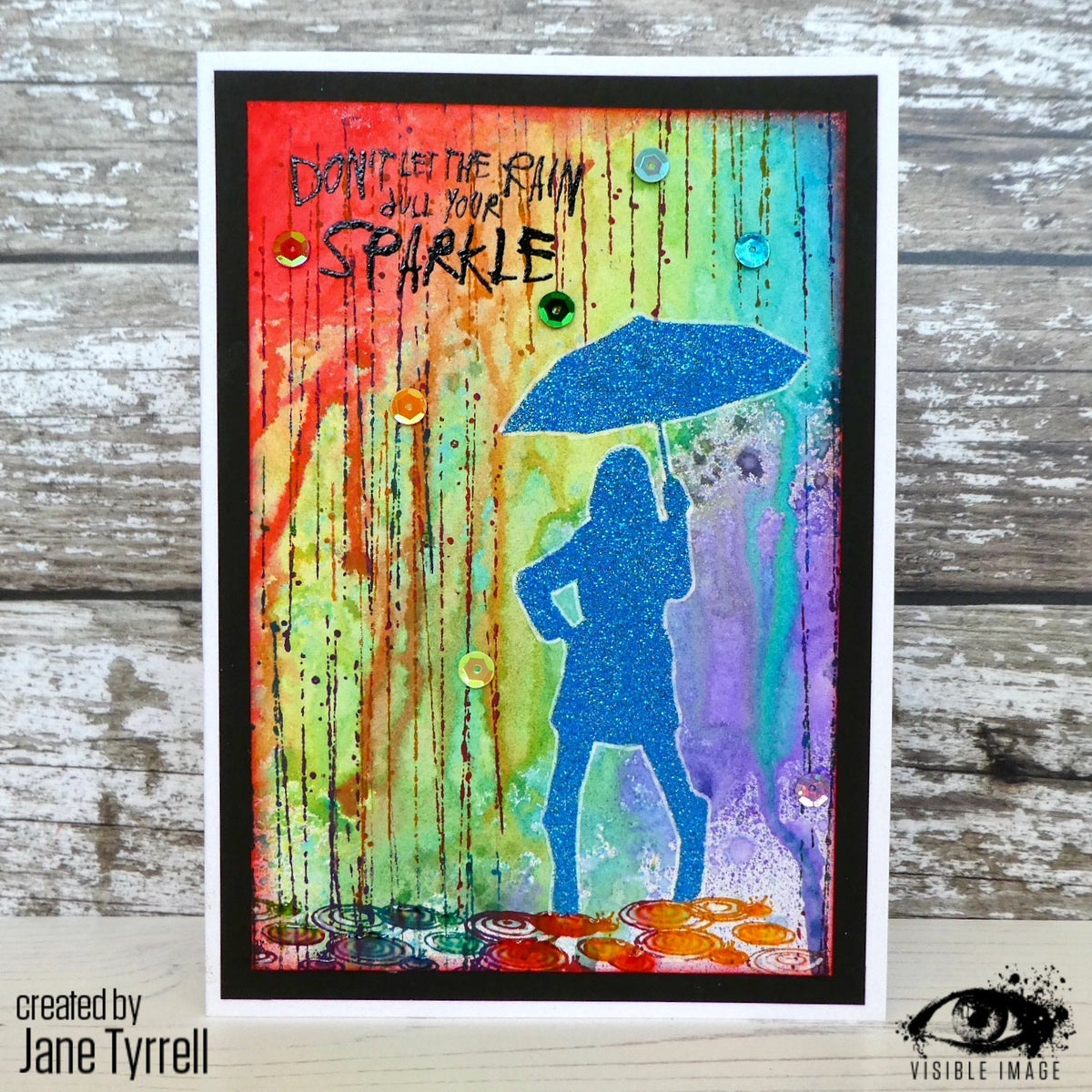 Visible Image Sparkle In The Rain - A6 Stamp Set-2