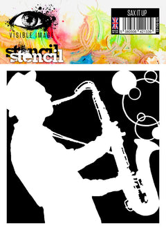Plantilla Visible Image Sax It Up - 6 x 6-1