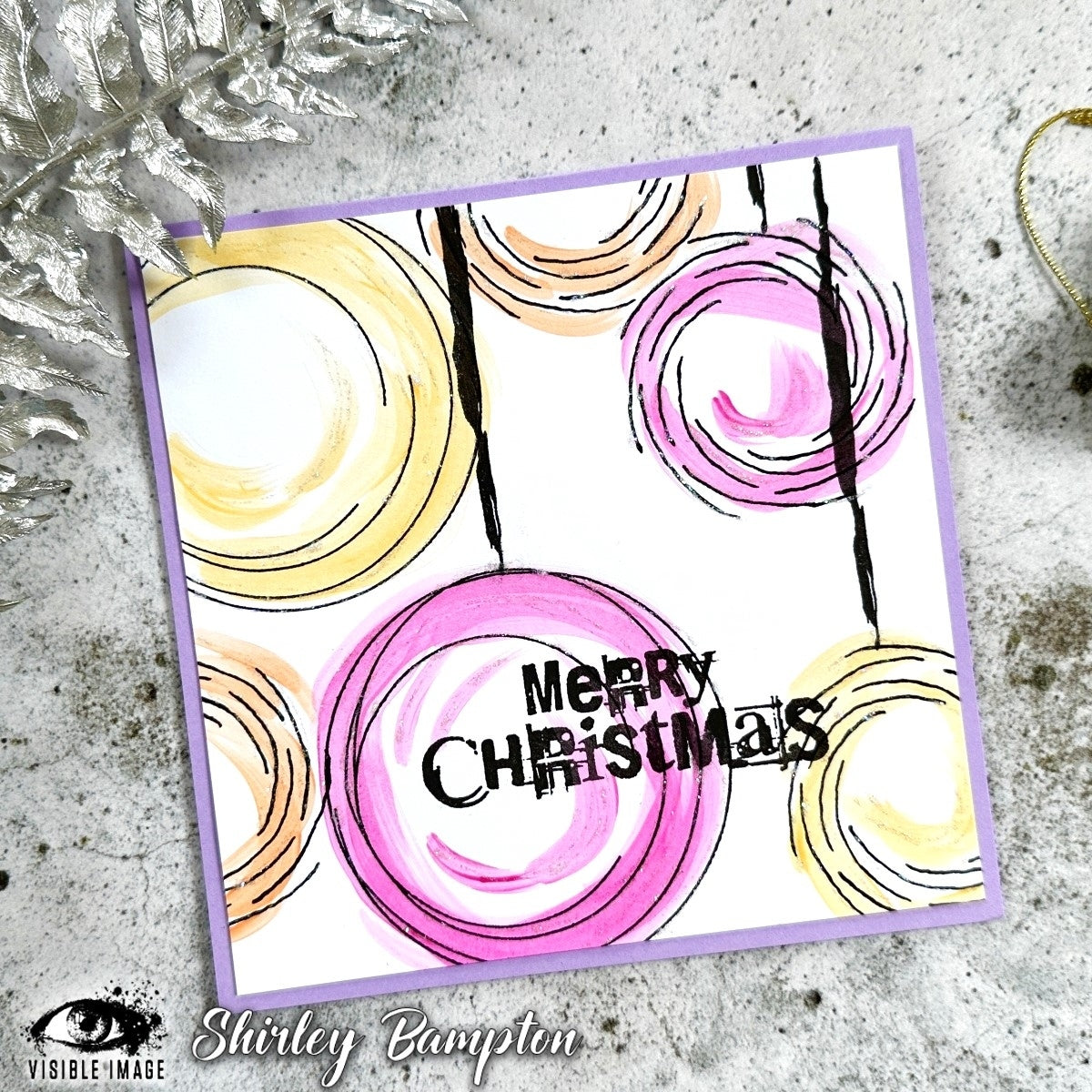Visible Image Sketched Backgrounds - A6 Stamp Set-2